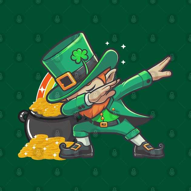 St Patrick's Day Dabbing Leprechaun by Etopix