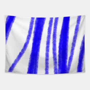 blue watercolor abstract texture pattern Tapestry