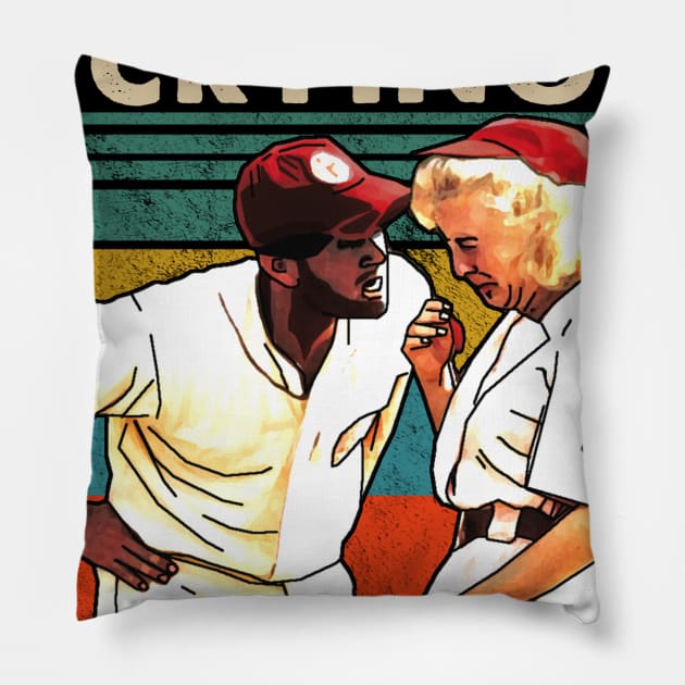 There's No Crying In Baseball Pillow by salsiant