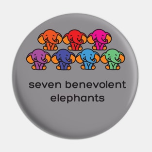 seven benevolent elephants Pin