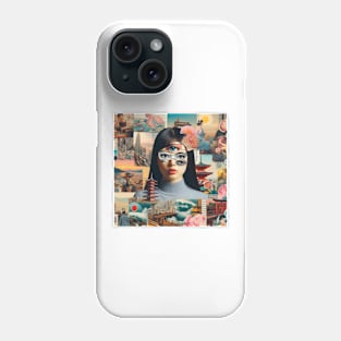 collage retro Phone Case