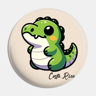 Cute & Cuddly: Crocodile Costa Rica 🐊 Pin