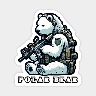 Tactical Polar Bear Magnet