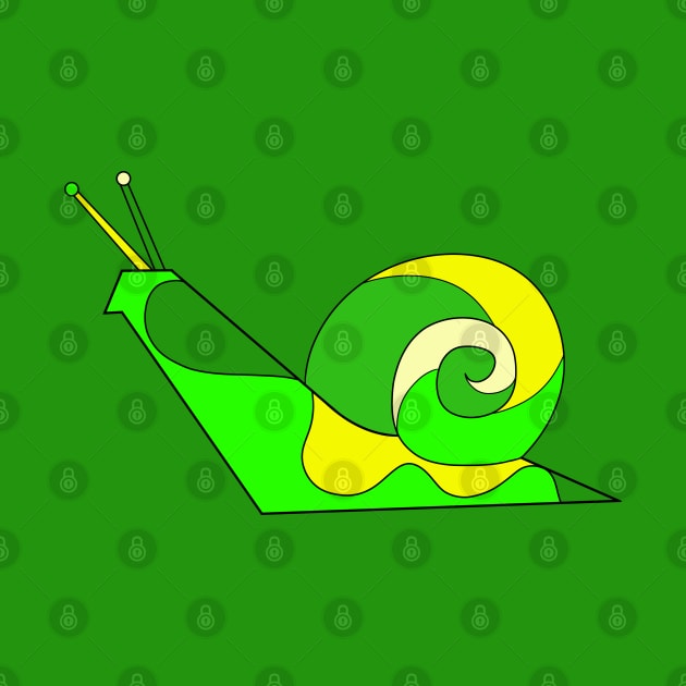 Citrus Snail Boy Brian by VazMas Design