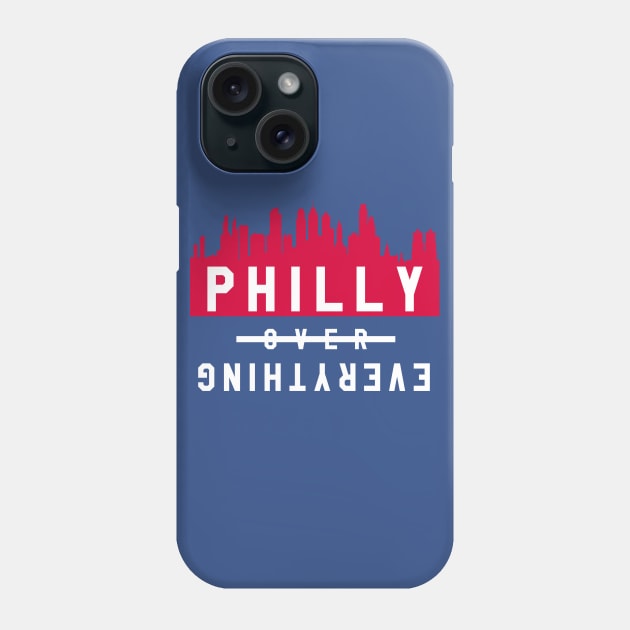 Philly over Everything - Blue/Red Phone Case by KFig21
