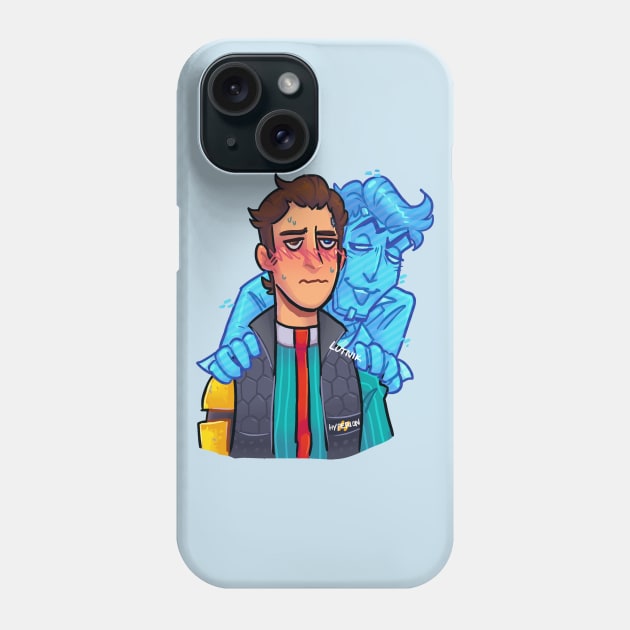 Rhys and Handsome Jack Rhack Tales From The Borderlands Inspired Design Phone Case by lutnik