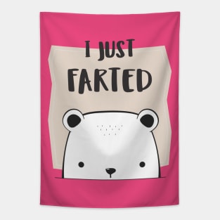 Farted - Cute But Still - The Smell We All Smelt - Beige Tapestry