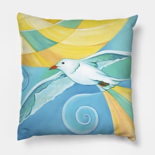 Flying seagull Pillow