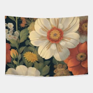 Floral Art Pattern Tapestry