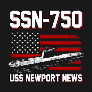 SSN-750 USS Newport News T-Shirt T-Shirt
