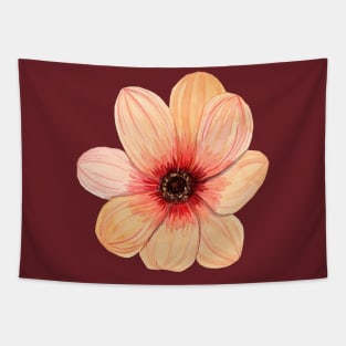 Orange gerbera flower Tapestry