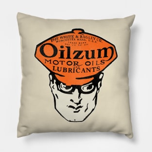 Retro Oilzum Motor Oil Pillow