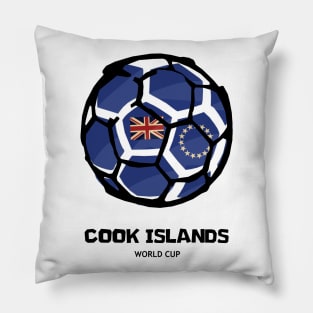 Cook Islands Football Country Flag Pillow