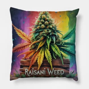 Raisani weed #2 Pillow