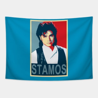 VOTE STAMOS Tapestry