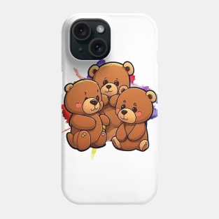 3 TINY BEARS #1 Phone Case