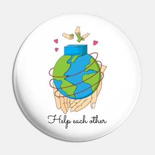 Help Each Other Pin