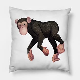 Cozy Chimpanzee Pillow