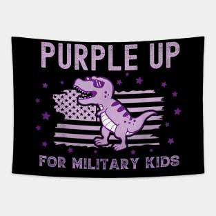 Purple Up For Military Kids Military Child Month Tapestry