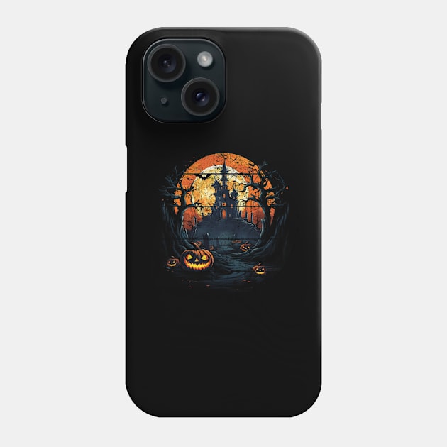 Halloween Haunted House Phone Case by vladocar