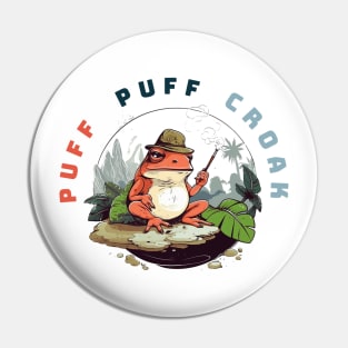 Puff Puff Croak Pin