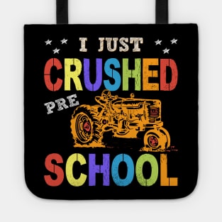 I Just Crushed Preschool Truck Graduation Pre-K Gift Tote