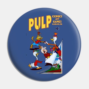 Pulp Cartoon Friends Pin