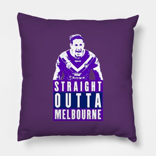 Melbourne Strom - Straight Outta Melbourne - BILLY SLATER Pillow by OG Ballers