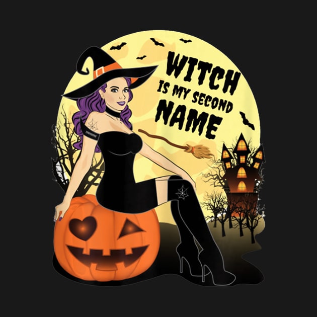 Witch Is My Second Name Halloween by MarrinerAlex