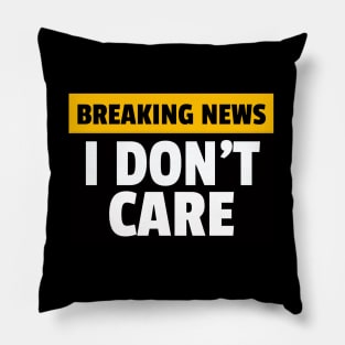 Breaking News Collection Pillow