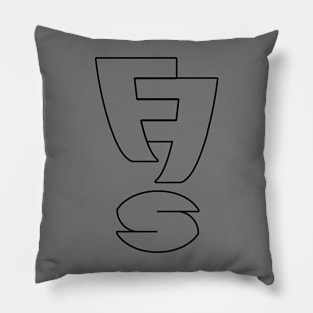 FFS Symbol (Black Lines) Pillow