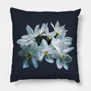 Narcissus - Paperwhite Narcissus Pillow