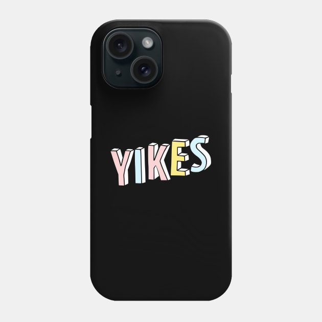 Pastel Yikes Phone Case by kapotka