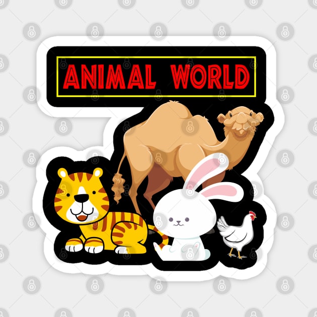 Animal world Magnet by copacoba