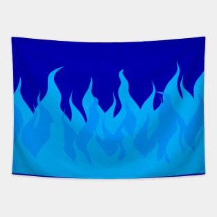 Blue Fire Tapestry