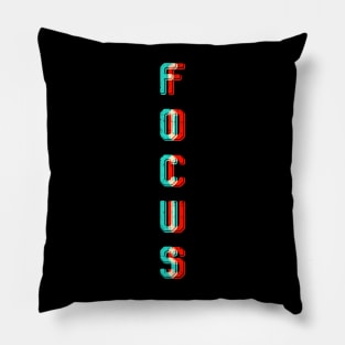 FOCUS Tee shirt Pillow