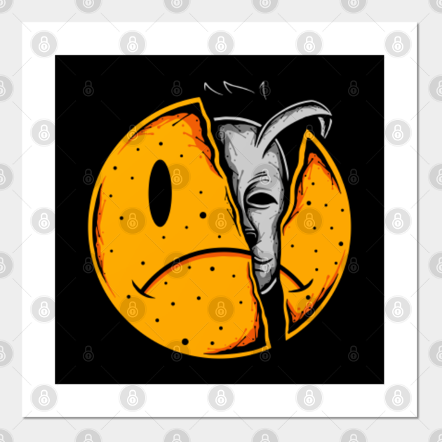 Fake Smile Illustration Fake Smile Cartel E Impresion Artistica Teepublic Mx