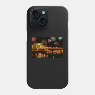 Pennsylvania. Philadelphia. Fireworks over 30th Street Station. Phone Case