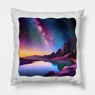 Blushing skys Pillow