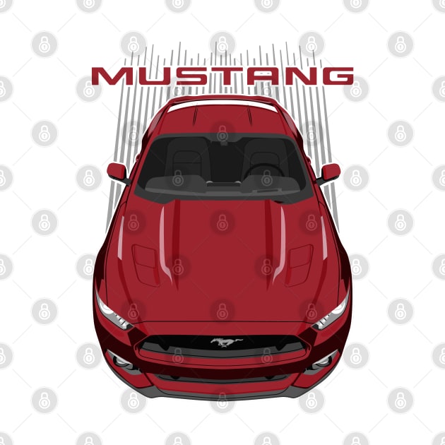 Mustang S550-GT-ruby-red by V8social