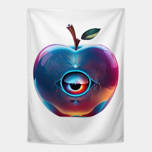 Apple Of My Eye Tapestry by TooplesArt