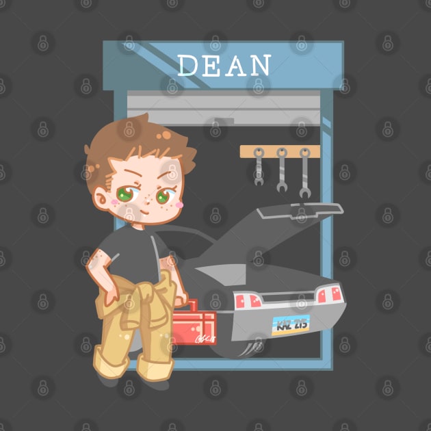 Auto Shop Dean by kamicom