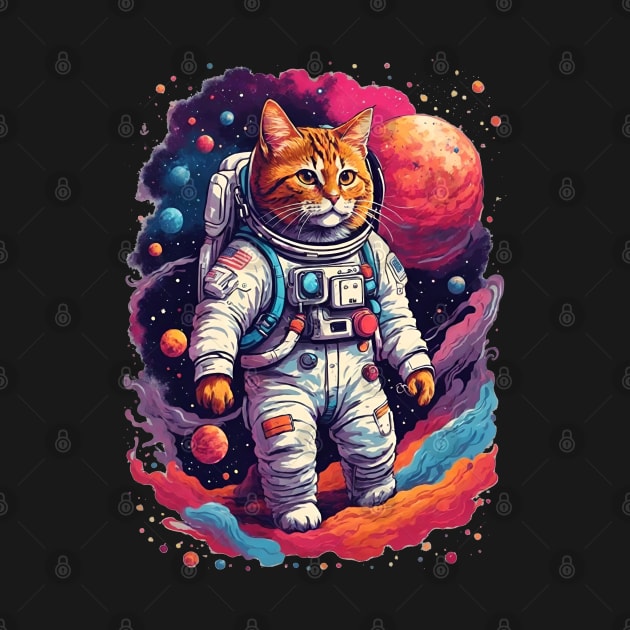 Cool Space cat by VisionDesigner