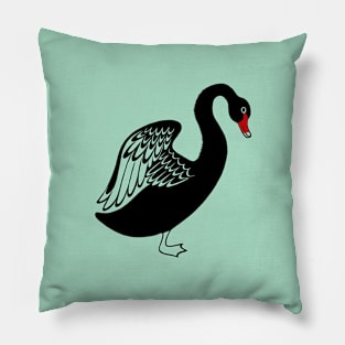 Black swan design Pillow