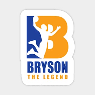 Bryson Custom Player Basketball Your Name The Legend Magnet