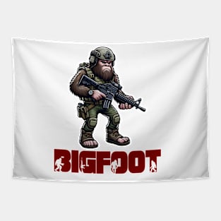 Tactical Bigfoot Tapestry