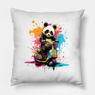 Skate Panda Pillow