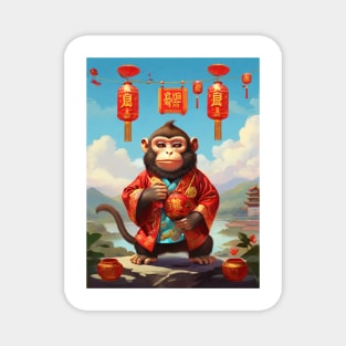 KUNG HEI FAT CHOI – THE MONKEY Magnet