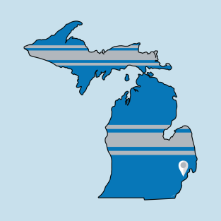 Lions T-Shirt - Detroit Football by doctorheadly