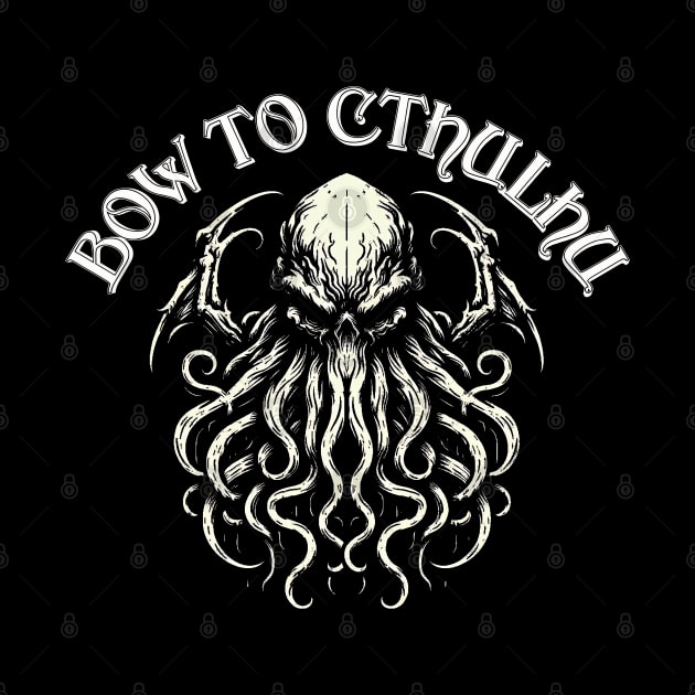 Creepy and Goth Cthulhu by MetalByte